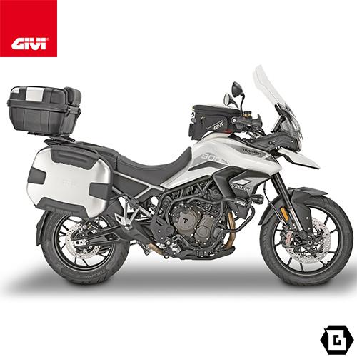 GIVI SR6415 キャリア スペシャルリアラック トップケース用（MONOKEY / MONOLOCKベース別売）｜TRIUMPH タイガー 900 対応の画像