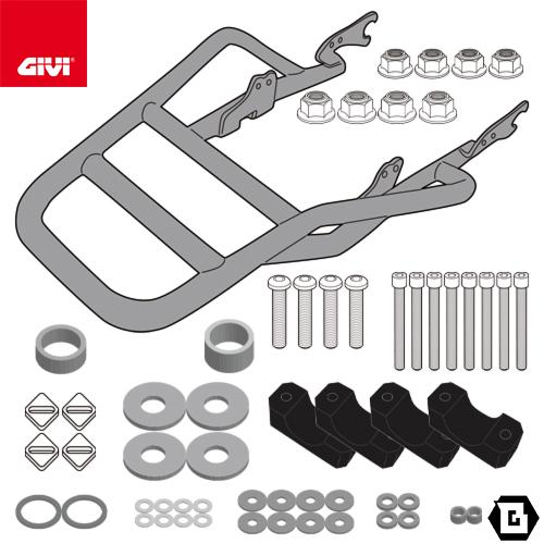 GIVI（ジビ） GIVI SR8206 キャリア スペシャルリアラック トップ