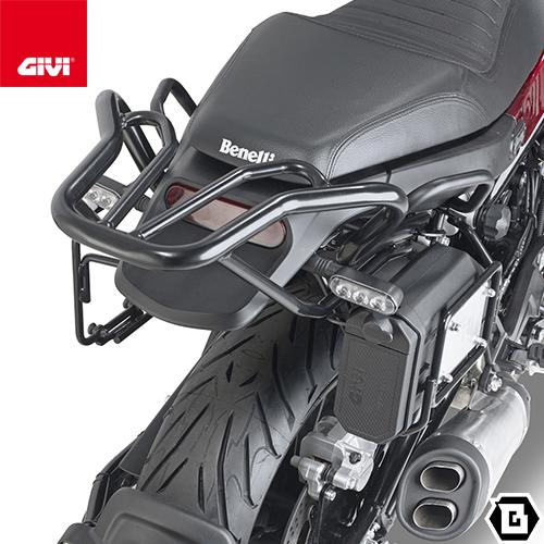 GIVI SR8704 キャリア スペシャルリアラック トップケース用（MONOKEY / MONOLOCKベース別売）｜BENELLI レオンチーノ 500  対応