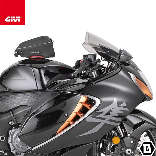 GIVI バイク用 タンクバッグ 6Lスマホホルダー付きST611+ 48821 GIVI（ジビ） GIVI ST611+ タンクバッグ TANKLOCK対応 6L 防水仕様
