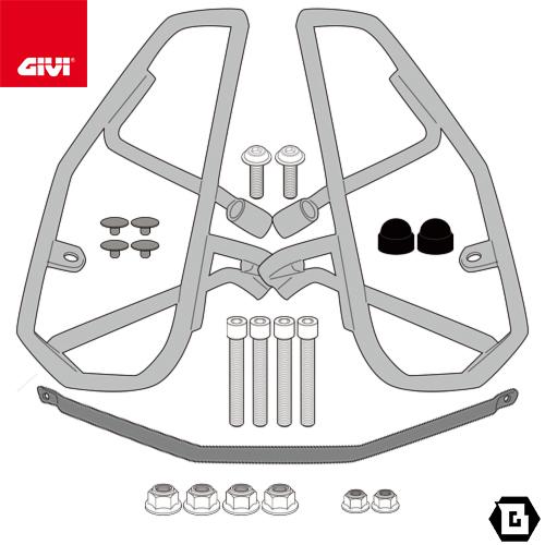 GIVI（ジビ） GIVI TE1185 サイドバッグホルダー EASYLOCK（イージー