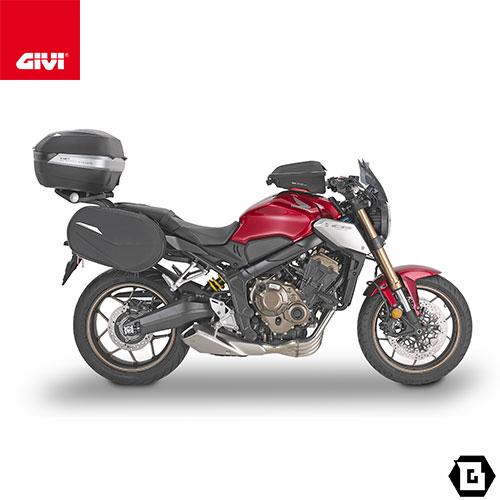 GIVI TE1185 サイドバッグホルダー EASYLOCK（イージーロック）ST609専用｜HONDA CB 650 R / CB650R 対応_4