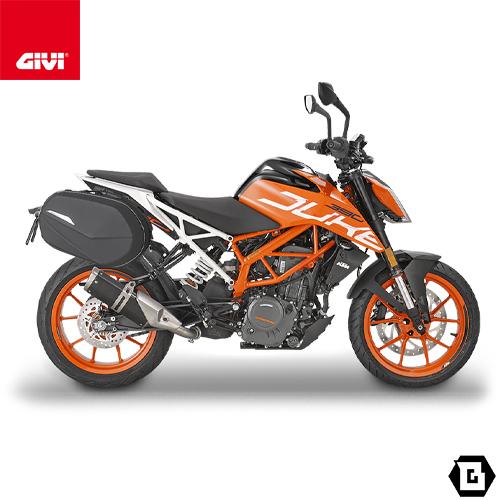 GIVI TE7707 サイドバッグホルダー EASYLOCK（イージーロック）ST609専用｜KTM 390 デューク / 125 デューク 対応_2