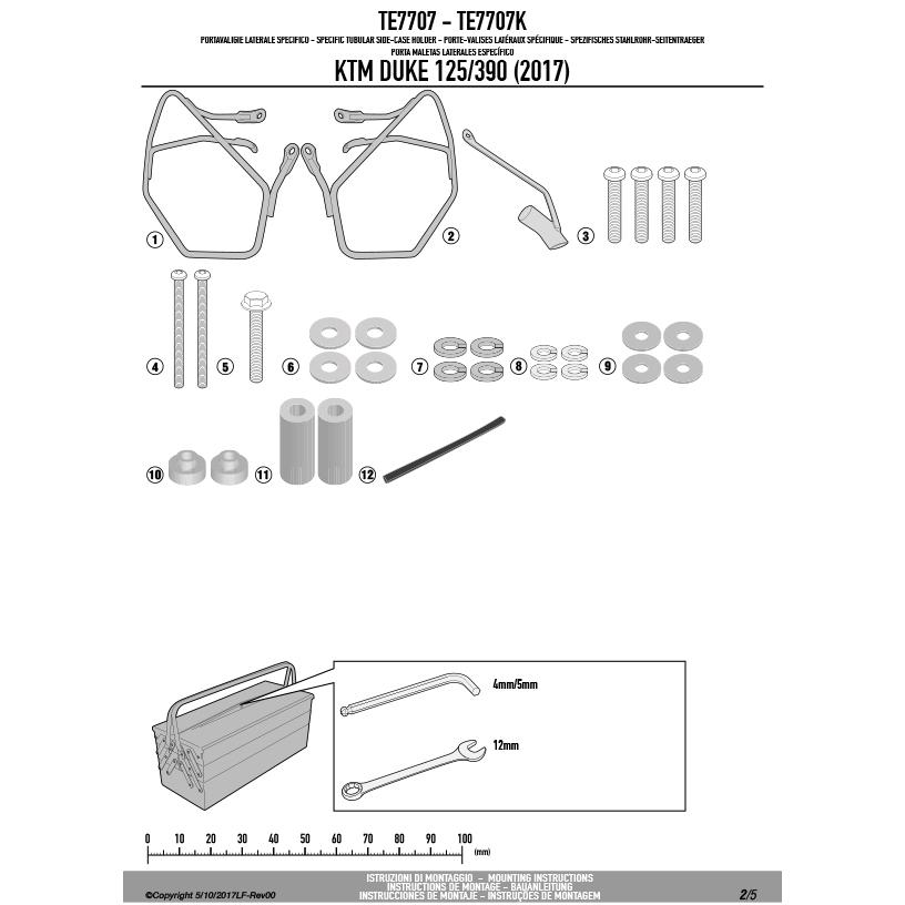 GIVI（ジビ） 【セール3/15まで】GIVI TE7707 サイドバッグホルダー
