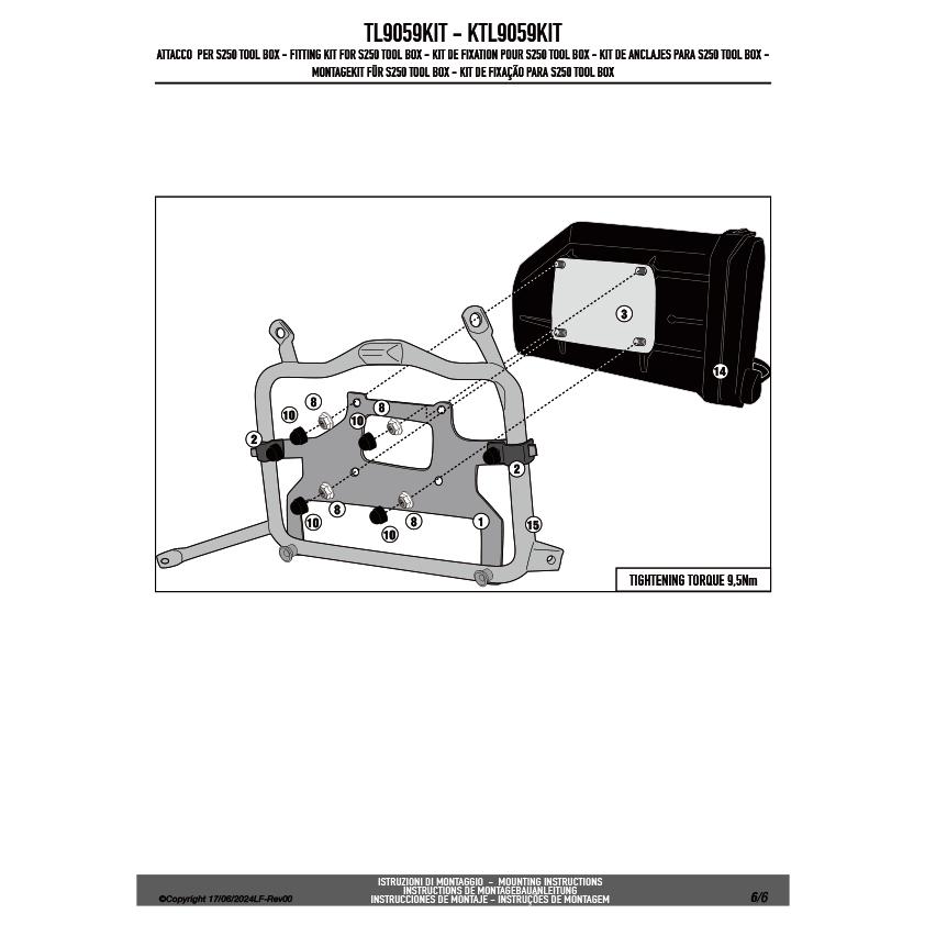 GIVI 【セール!4/30 23:59まで】GIVI TL9059KIT ツールボックス GIVI 【セール!4/30 23:59まで】GIVI TL9059KIT ツールボックス