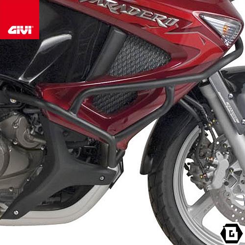 GIVI TN454 エンジンガード クラッシュバー ブラック スチール製｜HONDA XL1000V バラデロ 対応_1