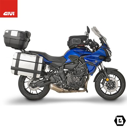GIVI TNH2130 スチール製エンジンガード 上部ラジエター保護用 25mmパイプ仕様 ブラック｜YAMAHA トレーサー 700 / トレーサー 700 GT 対応_3