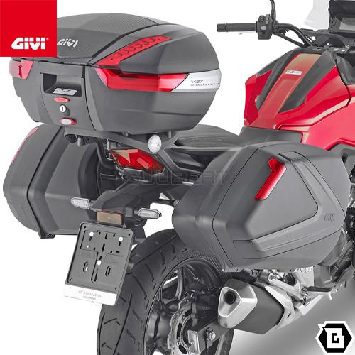 GIVI(ジビ) バイク サイドケース 各37L V37N 左右セット シルバーパネル レッドレンズ 99179 Amazon | GIVI(ジビ) バイク サイドケース 各37L V37N 左右セット