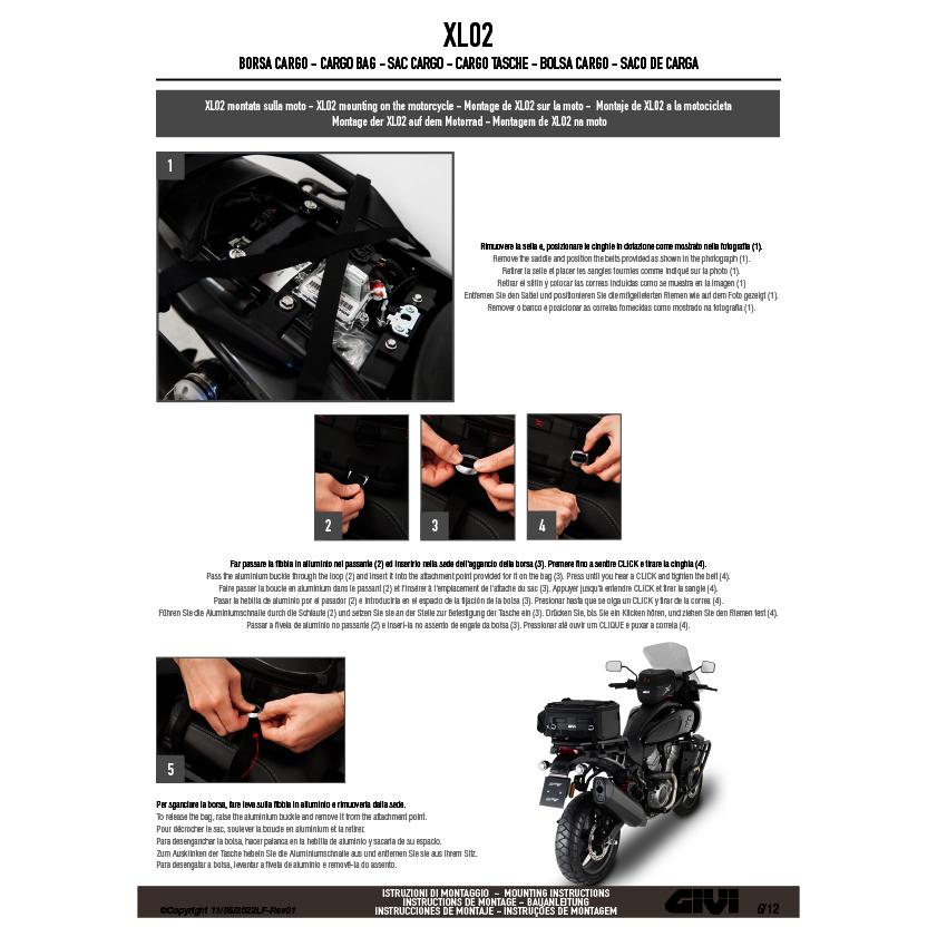 GIVI 【セール!4/30 23:59まで】GIVI XL02B 防水カーゴバッグ GIVI 【セール!4/30 23:59まで】GIVI XL02B 防水カーゴバッグ