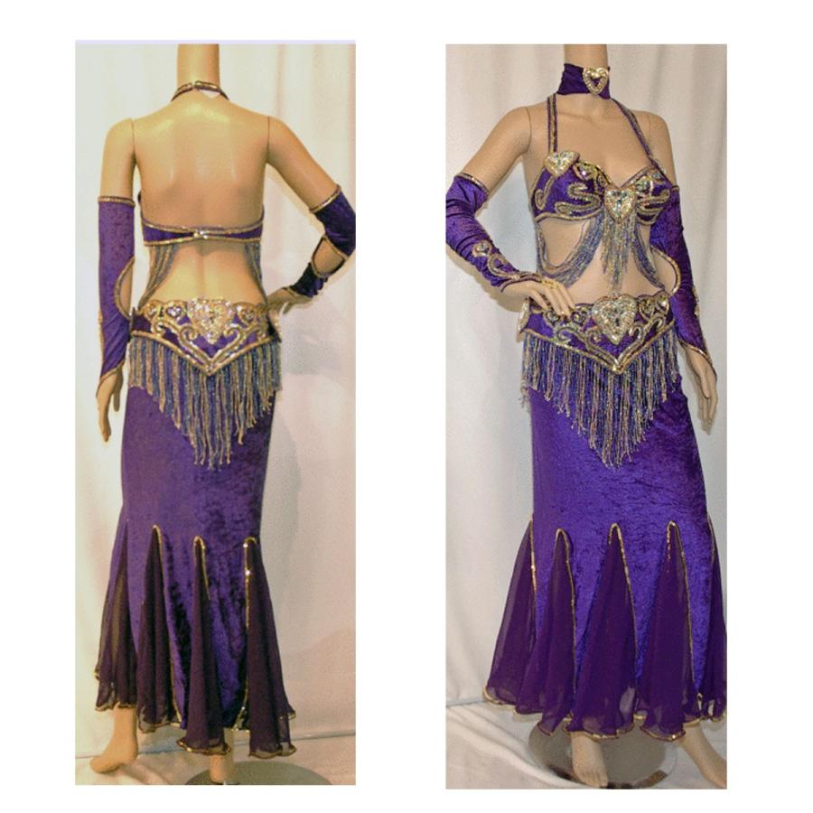 ベリーダンス 衣装グゼルコスチューム5点セット ベリーダンス 衣装グゼルコスチューム5点セット