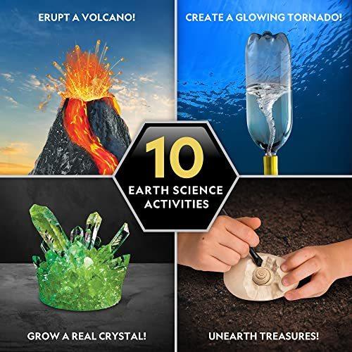 ナショナルジオグラフィックメガサイエンスラボ-子供向けの地球科学化学と科学魔法の活動を特徴とする75の簡単な実験を含むサイエンスキットバンドルパ 