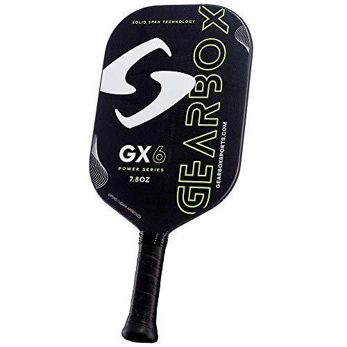 【送料無料キャンペーン?】 Gearbox GX6 ピックルボールパドル 3 15/16 (standard) イエロー その他アウトドア用品