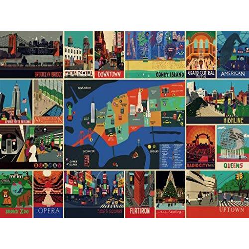 【お気に入り】 New ジグソーパズル 500ピース ニューヨークコラージュ ポール・サービー Company Puzzle York ジグソーパズル