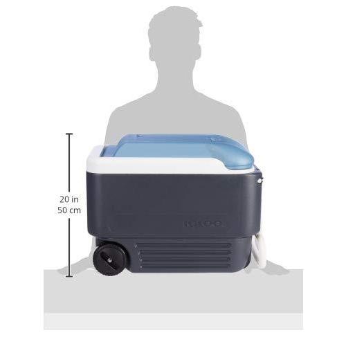 igloo(イグルー) マックスコールド 40 ホイール (38L) ジェットカーボン #34061     商品情報    ・ 40-Quart 34631・・Size:40-Quart・原産国:アメリカ・材質:外側=ポリエチレン、内側=ポリスチ