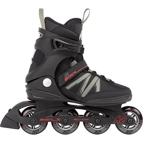 ケーツー メンズ インラインスケート キネティック 80 KINETIC 80 M ブラック/グレー I220200701 8.5/26.5cm