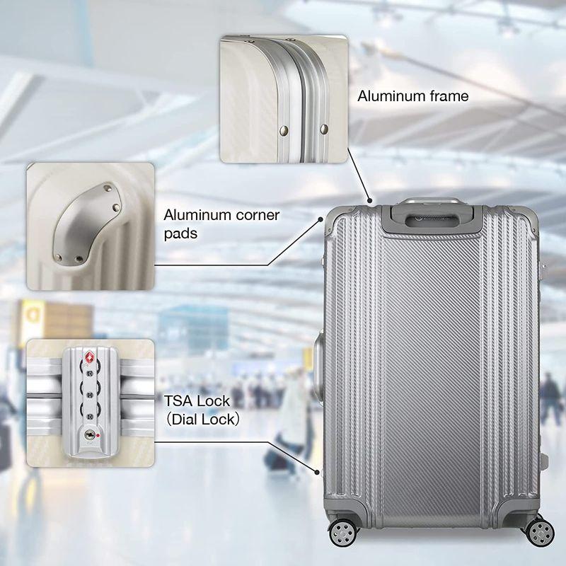 全品最安値に挑戦全品最安値に挑戦スーツケース キャリーケース キャリーバッグ Lサイズ PC ABS樹脂 静音ダブルキャスター TSAロック 7泊以上  5.6kg 83L スーツケース、キャリーバッグ