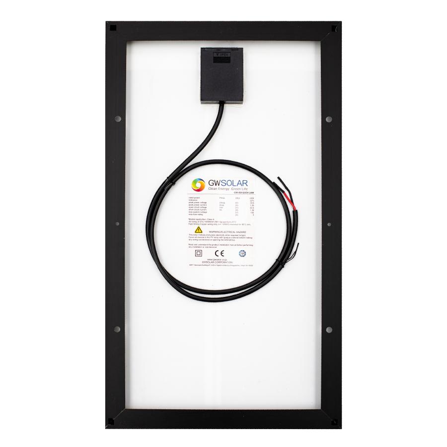 GWSOLAR 影に強い ソーラーパネル 24W 太陽光パネル 単結晶PERC GWSOLAR 影に強い ソーラーパネル 24W 太陽光パネル 単結晶PERC