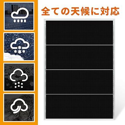 GWSOLAR 100W×2＝200W 全並列 太陽光パネル 影に強い!! コンパクト