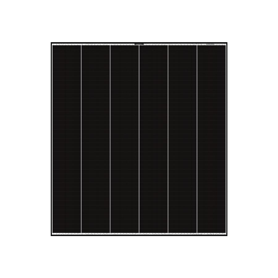 parallel black 影に強い!! 全並列 420W＝210W２枚組 太陽光パネル【12V/24V充電用・影 汚れ 雪解けに強い・6セル列】 GWソーラー 型番:GW-E210A pb(2p/s)の画像
