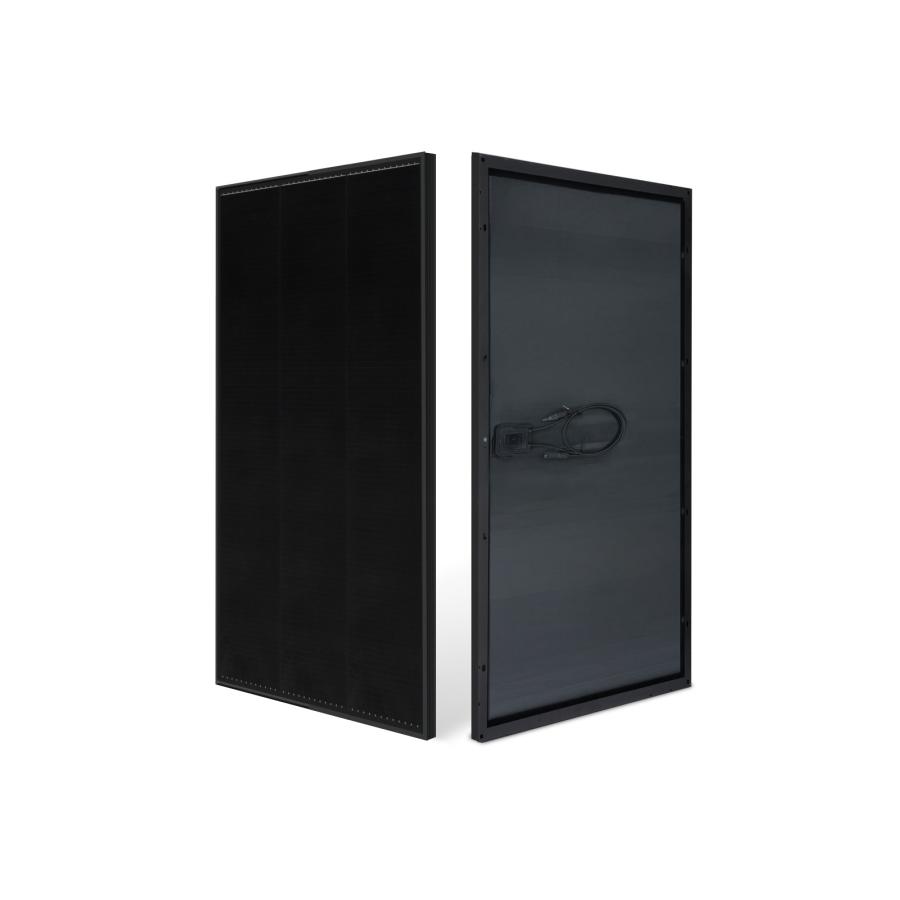GWSOLAR 太陽光パネル150W 【裏面黒 パラレルブラック】列を全並列で 