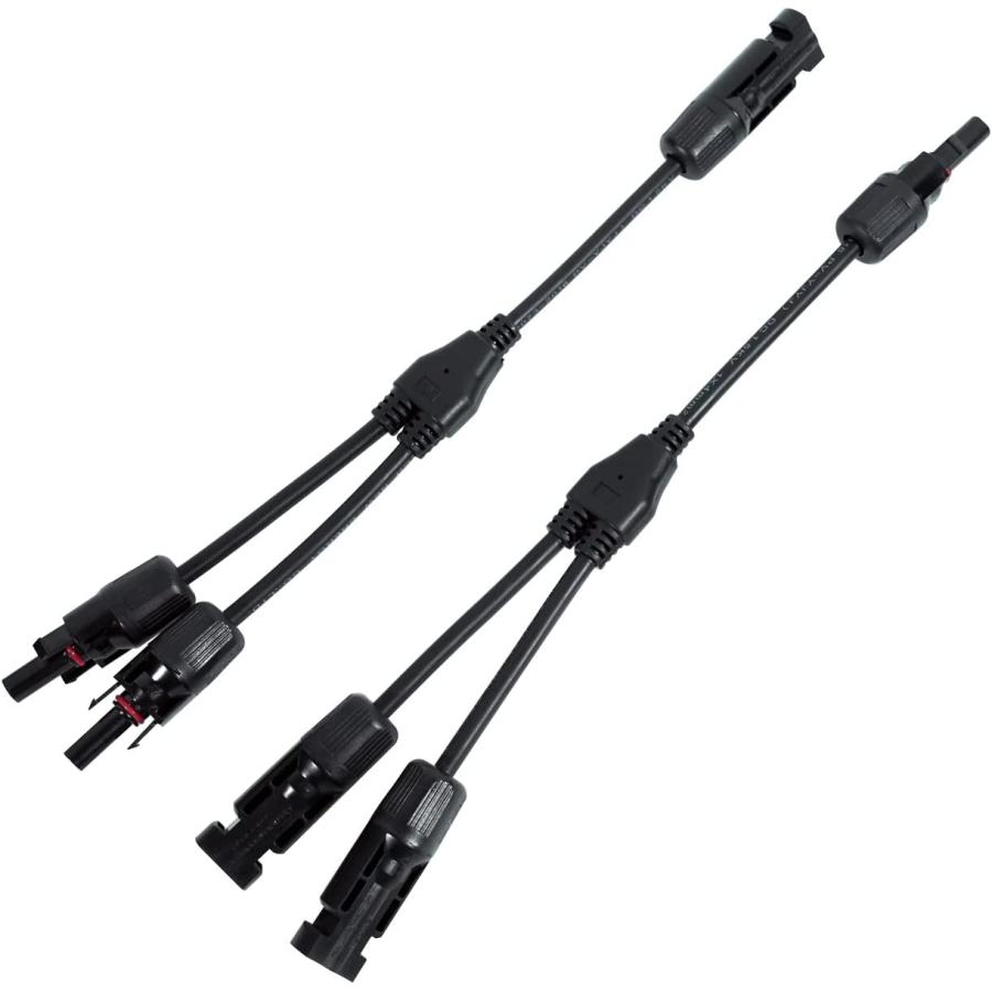 GWSOLAR ソーラーパネル並列接続用 MC4対応 Y字ケーブル