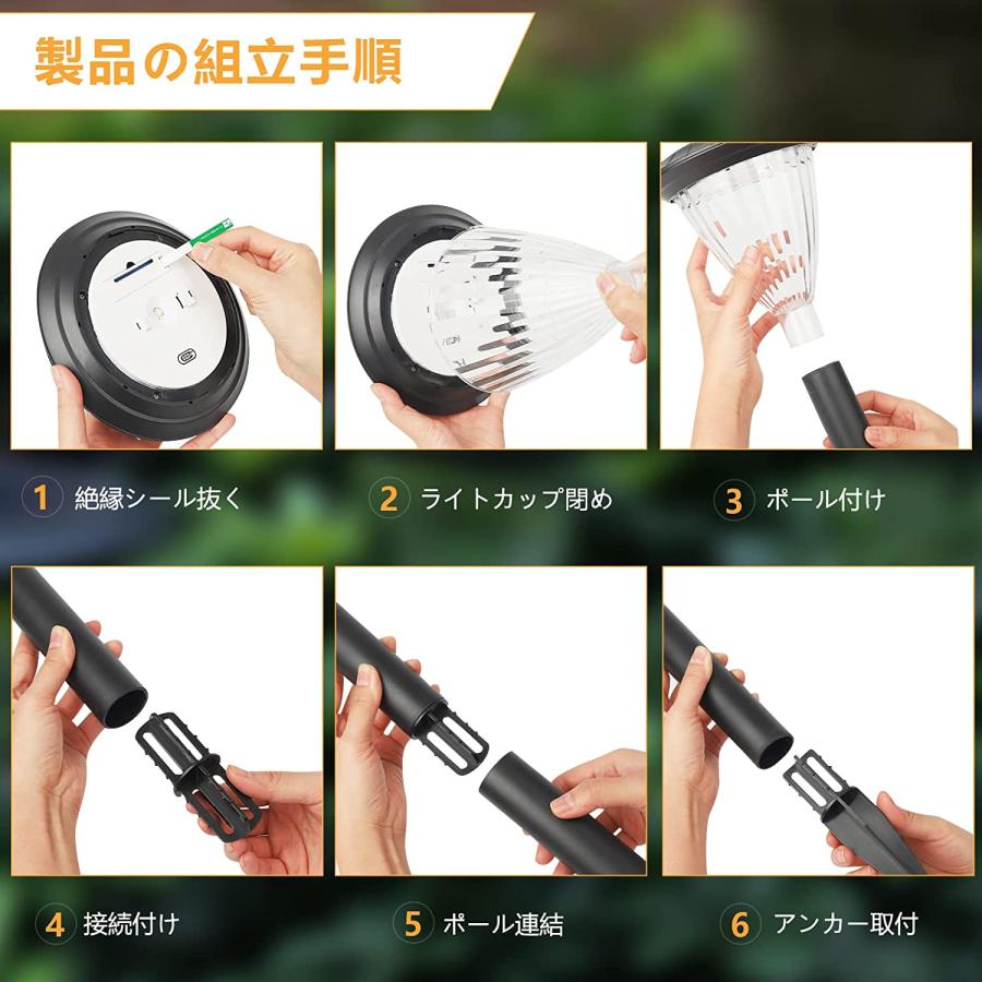 3個組ホワイト 翌朝まで長持ち点灯する ガーデニングライト Amazon.co.jp: 翌朝まで長持ち点灯する!! GWSOLAR ガーデニング