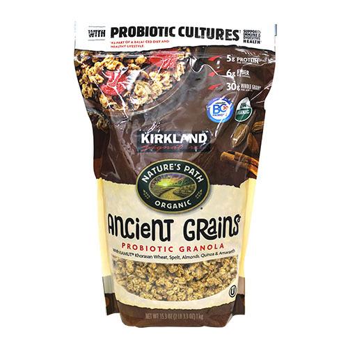 カークランドシグネチャー オーガニックグラノーラ 1kg コストコ Costoco 食物繊維 健康 朝食 Kirkland Signature