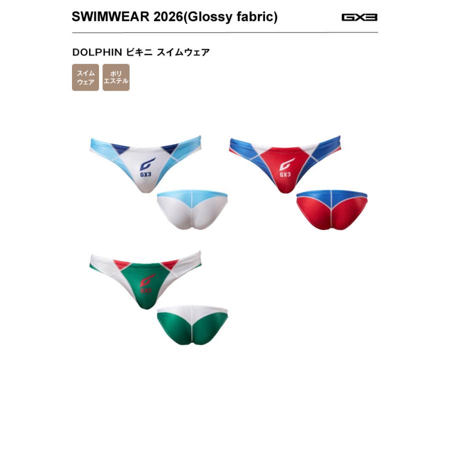 GX3 GX3/ジーバイスリー DOLPHIN ビキニ スイムウェア 2026(Glossy