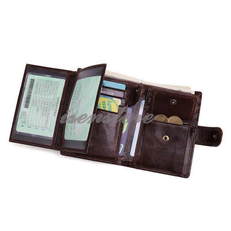 財布 メンズ 三つ折り財布 ウォレット牛革 RFID対応 カードケース お札入れ 使いやすい コンパクト メンズ 多機能 ミニ財布 レザー｜gyan-st｜07