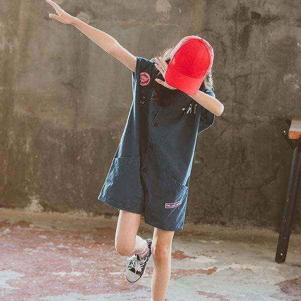 【大特価】キッズ 女の子 オールインワン ドルマンスリーブ オーバーオール ショートパンツ ロンパース つなぎ ノースリーブ 半袖 120 130 140 |  | 06