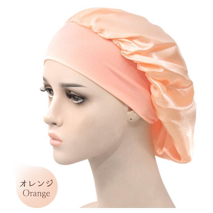 シルクナイトキャップ レディース 就寝用 ショート ミディアム ロングヘア 対応 ヘアキャップ サイズ調整 ゴムバンド 保湿 睡眠 就寝用 |  | 15