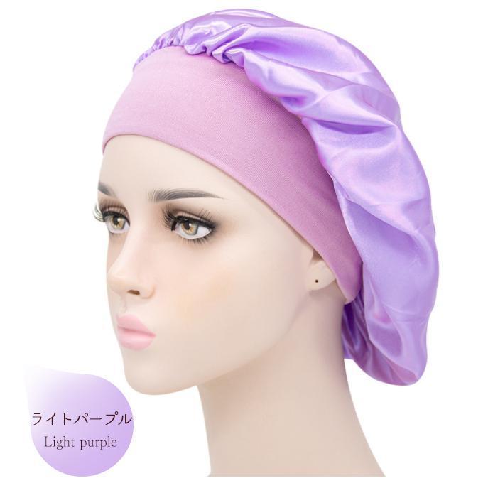 シルクナイトキャップ レディース 就寝用 ショート ミディアム ロングヘア 対応 ヘアキャップ サイズ調整 ゴムバンド 保湿 睡眠 就寝用 |  | 19