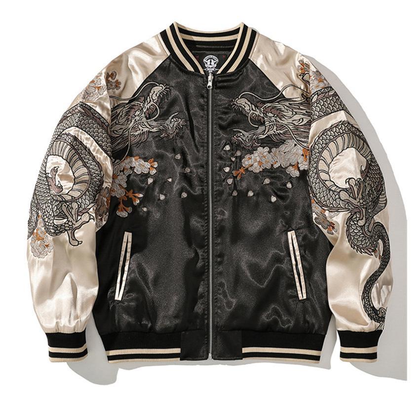 高品質スカジャン メンズ ジャンパー ジャケット 龍 和柄 鳳凰 高品質スカジャン メンズ ジャンパー ジャケット 龍 和柄 鳳凰