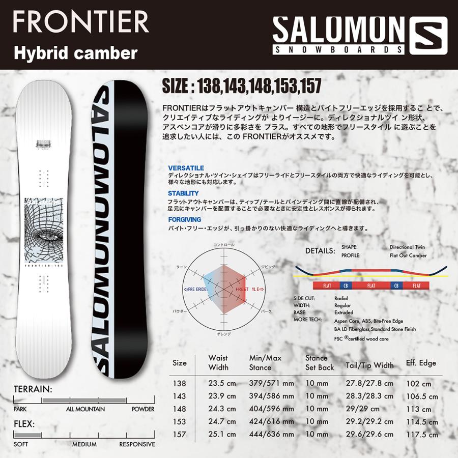 SALOMON（サロモン） スノーボード SALOMON FRONTER & RHYTHM