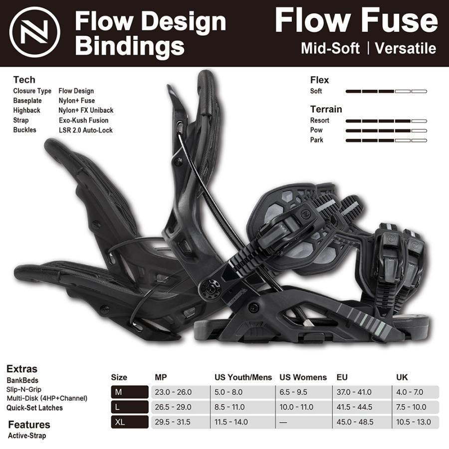 FLOW（フロー） スノーボード バイン ビンディング NIDECKER FLOW