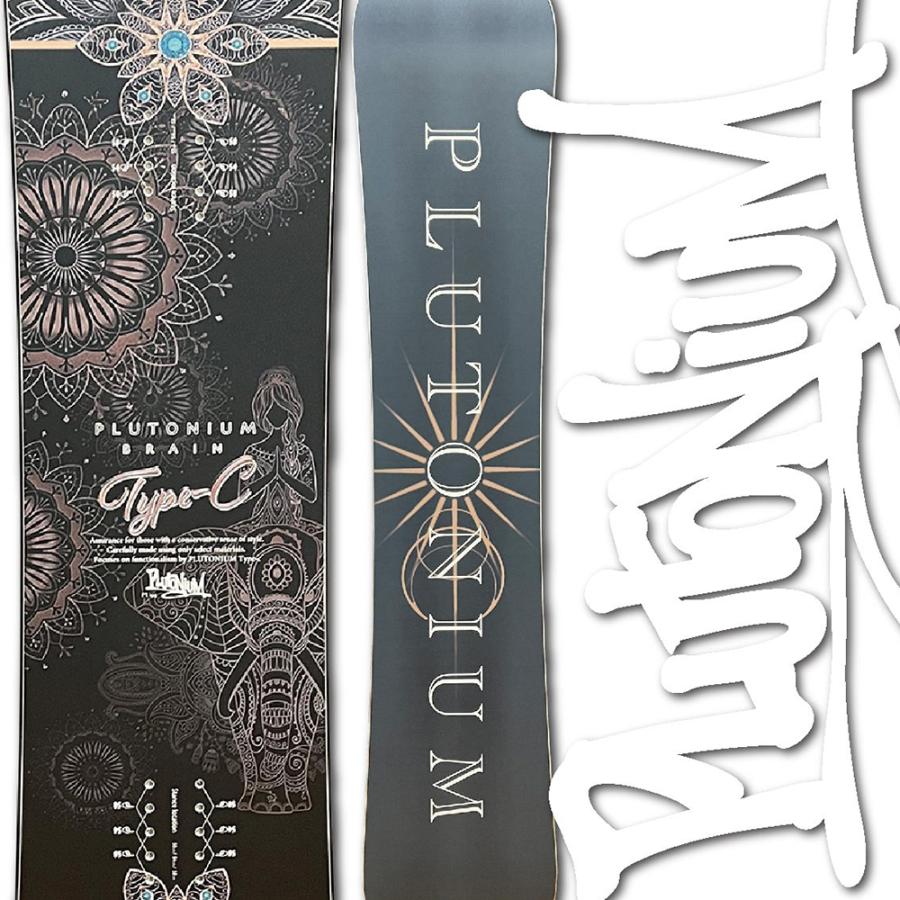 1シーズン使用　PLUTONIUM プルトニウム BRAIN type-c PLUTONIUM（プルトニウム） スノーボード BRAIN Type-C 2026. モデル