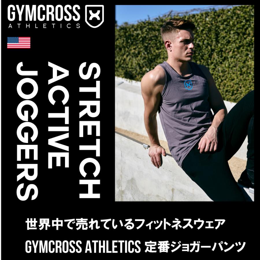 GYMCROSS (ジムクロス)ジョガーパンツ メンズ トレーニングウェア フィットネスウェアスウェットパンツ コンプレッションウェア ジムウェアgc-004N｜gymcross7x｜03