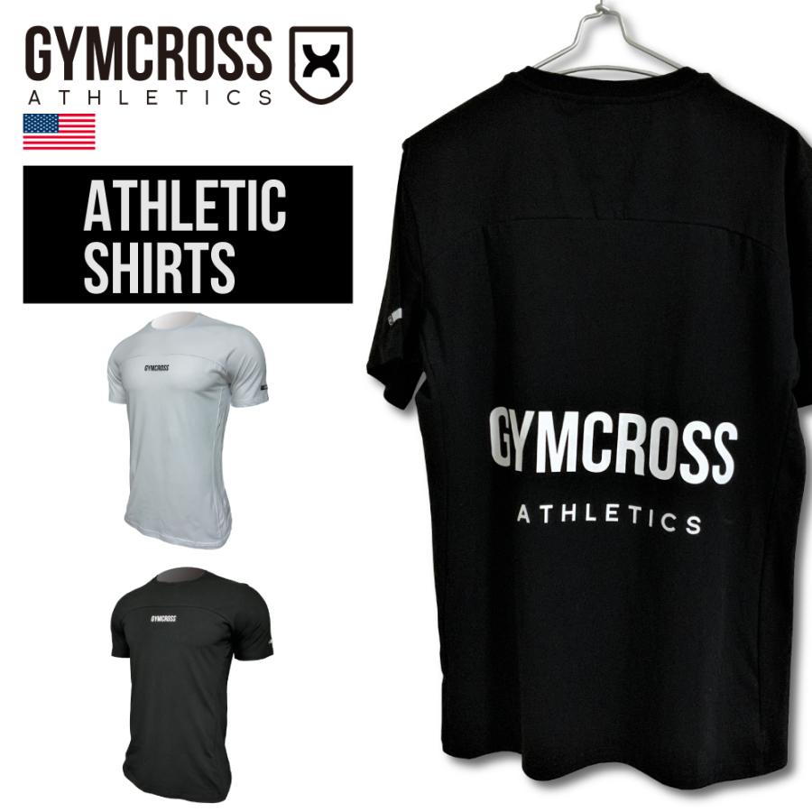 GYMCROSS ジムクロス トレーニング フィットネスウェア プリント半袖T