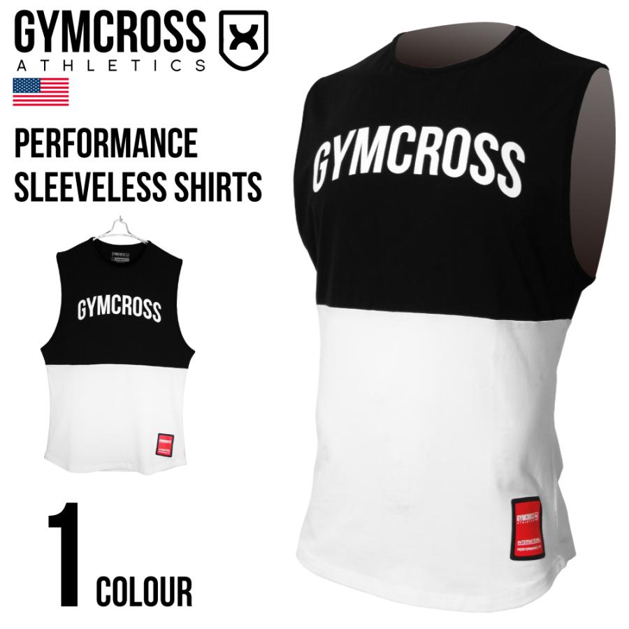 当社の GYMCROSS ジムクロス 国内送料無料 トレーニング フィットネスウェア gc-099 プリントノースリーブシャツ メンズ