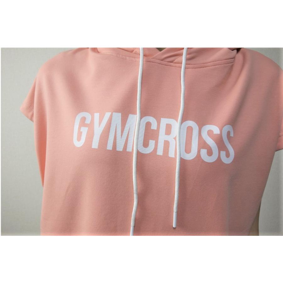 GYMCROSS  ジムクロス スリーブレスストレッチパーカー リラックスフィット ストレッチ ヨガ トレーニング フィットネスウェア ダンス レディース wgc-007｜gymcross7x｜17