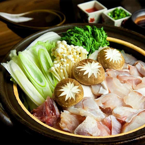 ［豊洲市場海鮮鍋セット］長崎産天然クエ鍋セット　冷凍便