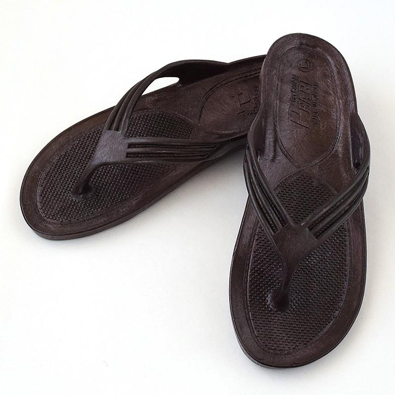 ぎょどんさん　 ブラウン スライドサンダル24ｃｍ gyosan_gsldhawaianbrown01