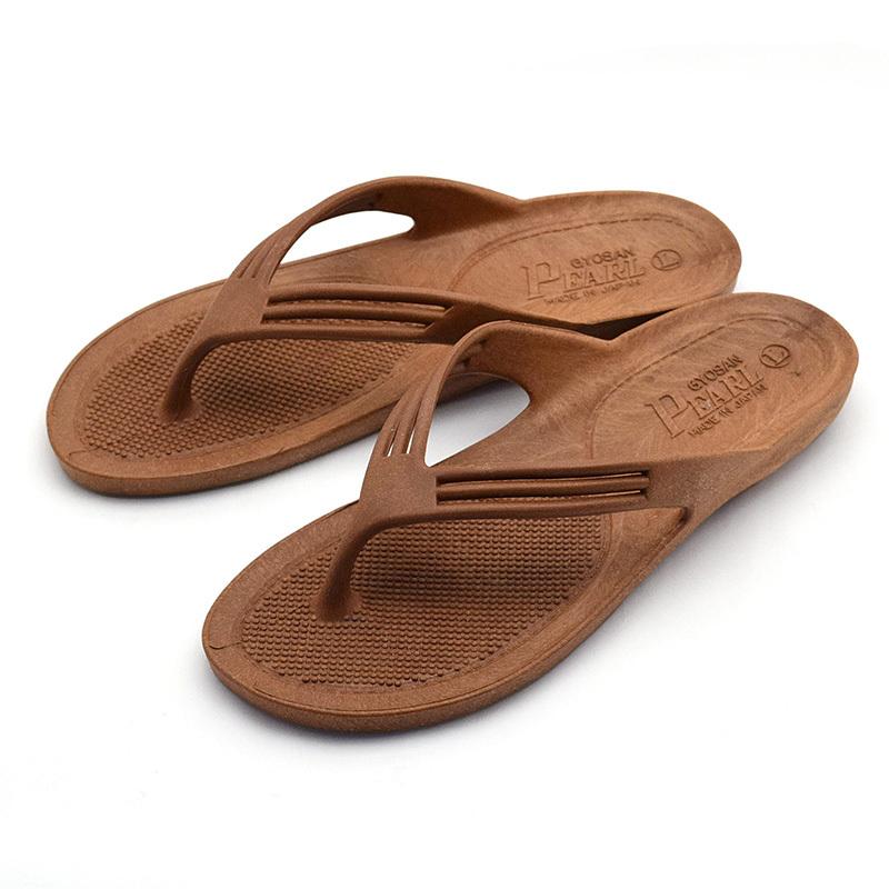 ギョサン レディース M マットブラウン Pearl パール ビーチサンダル トングサンダル 日本製 Gsldmmbrw010 ぎょさんネット 通販 Yahoo ショッピング