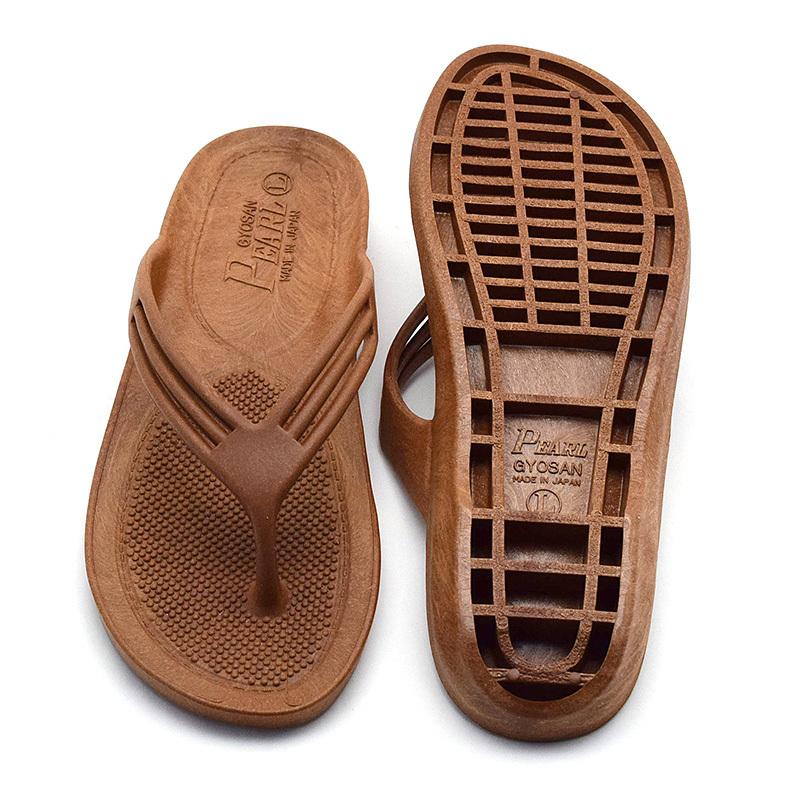 ギョサン レディース M マットブラウン （PEARL パール ビーチサンダル