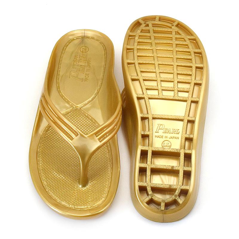 ギョサン メンズ L ゴールド （PEARL パール ビーチサンダル トング
