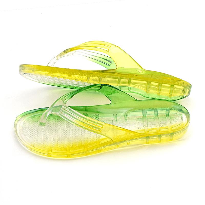 手染めギョサン レディース レモンライムキャンディー M、L、LL