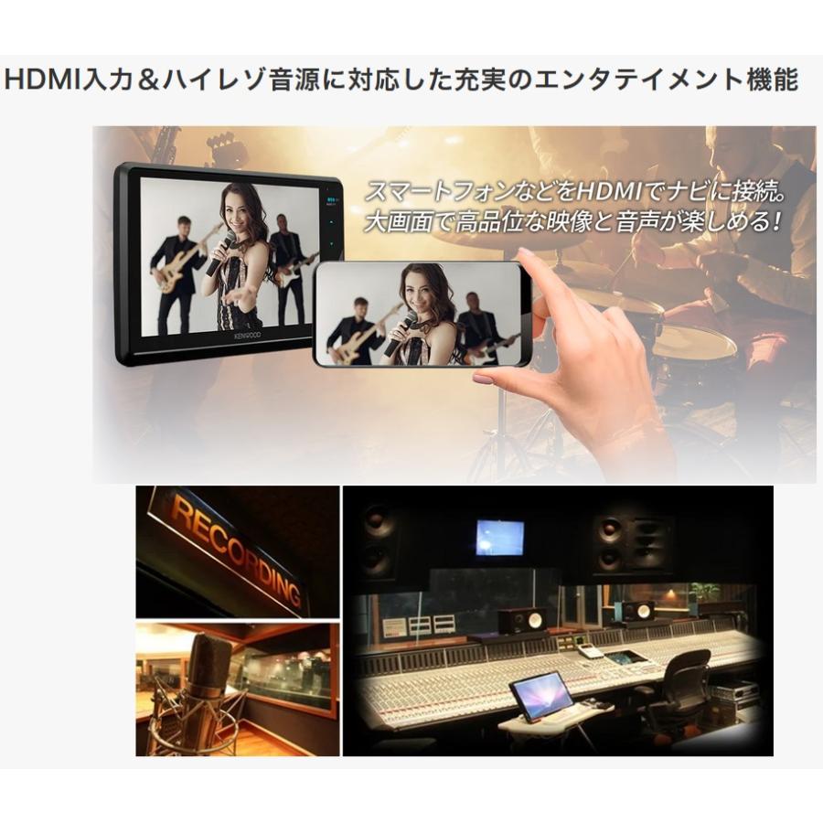 JVCケンウッド ケンウッド MDV-S709 フルセグ地デジ DVD/CD/USB