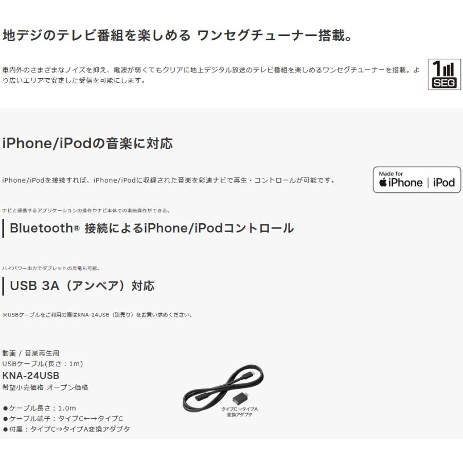 JVCケンウッド ケンウッド MDV-D311 ワンセグ CD/USB/SD iPod JVCケンウッド ケンウッド MDV-D311 ワンセグ CD/USB/SD iPod