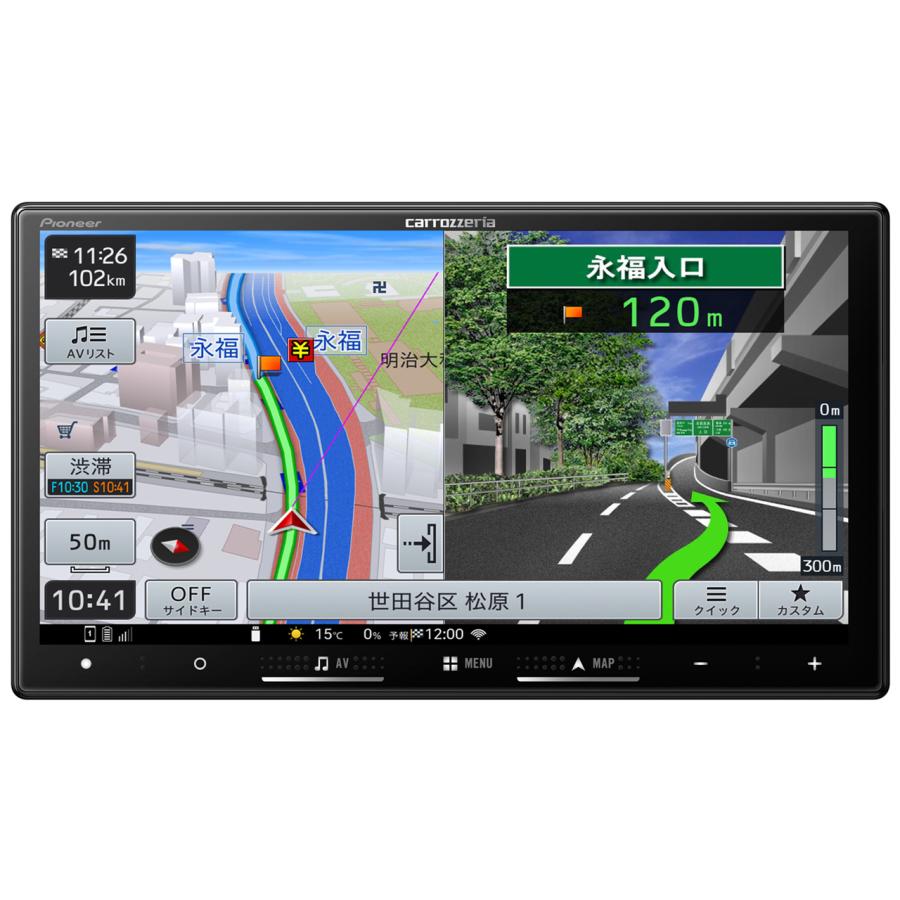 Pioneer（パイオニア） AVIC-RZ122 楽ナビ 18cm2DIN Bluetooth/USB