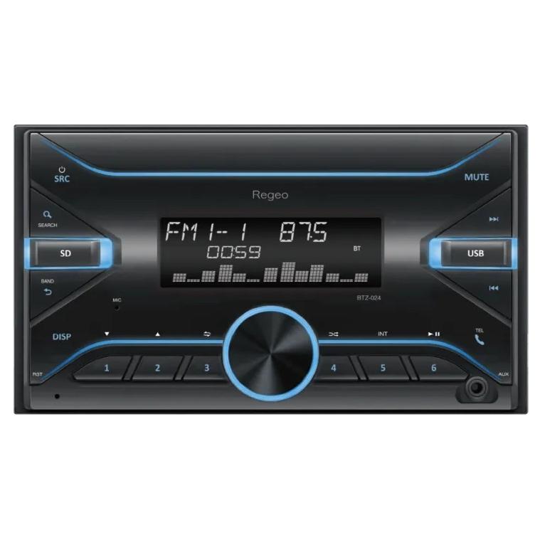 イノベイティブ BTZ-024 多彩なメディア対応 2DINプレーヤー 2DIN